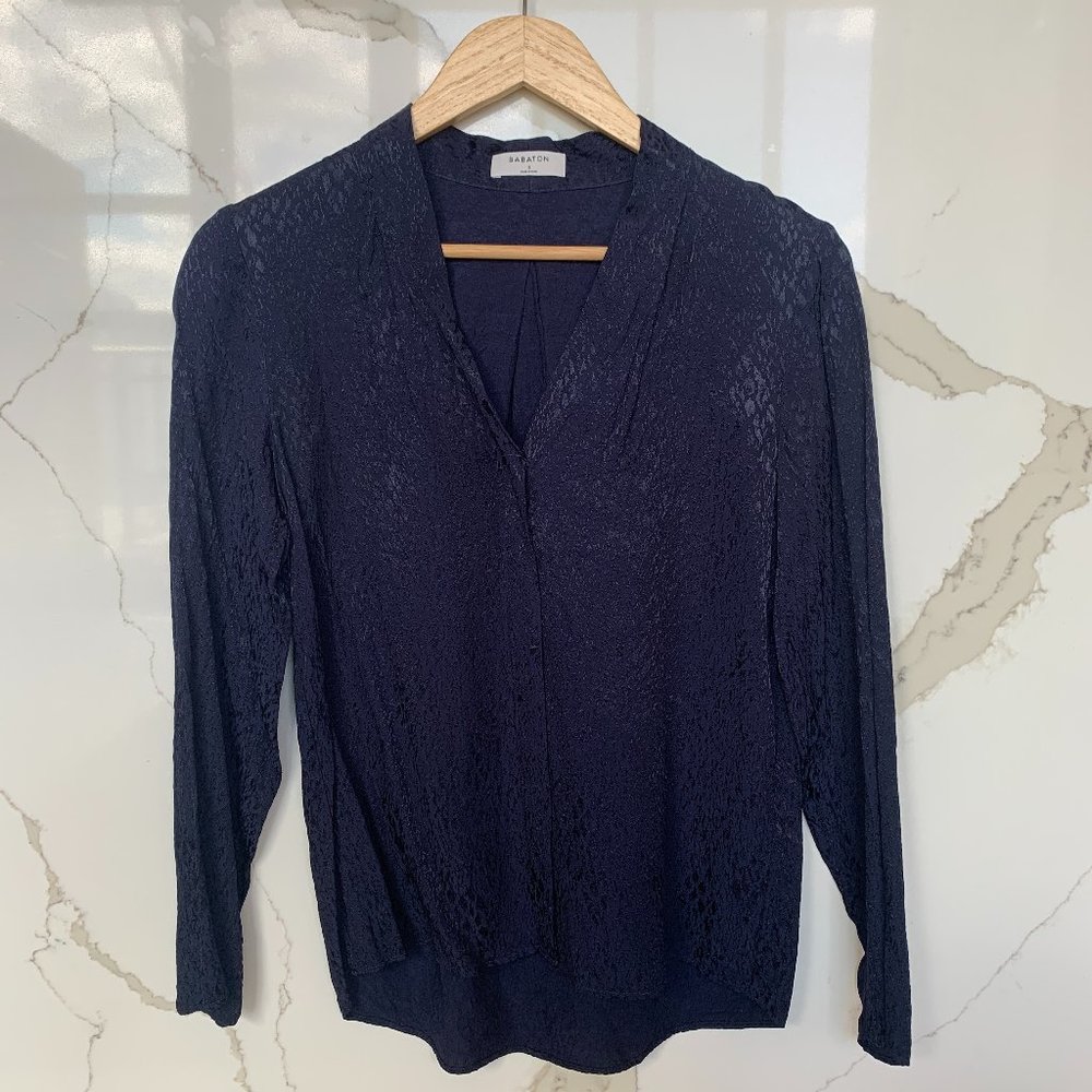 Aritzia Babaton Akira Blouse S